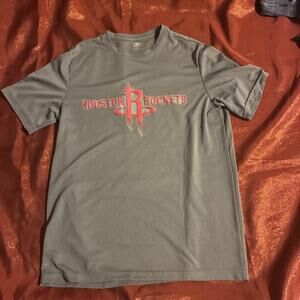 Athletics Houston Rockets Grey Tshirt Size M(38-40)(Slightly Frayed Front)